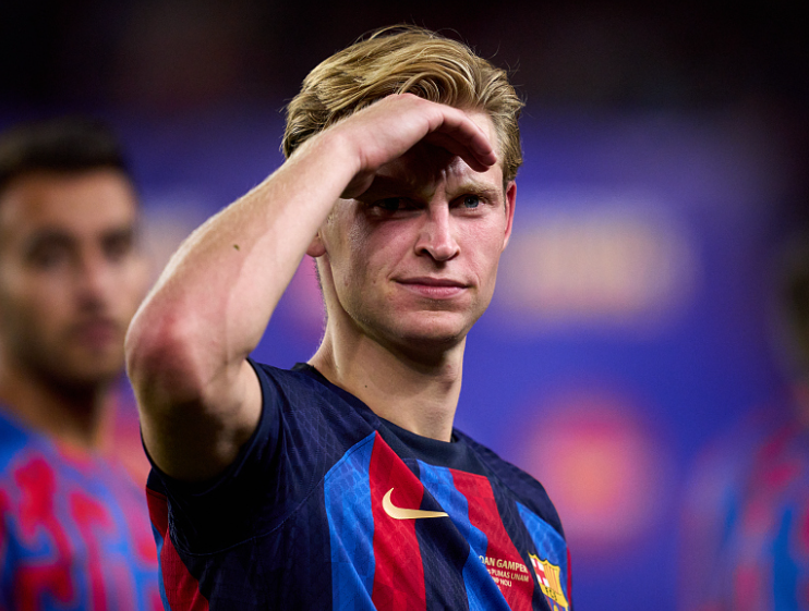 <a href='https://www.www.temos-conference.com/news/tag/284.html' style='color: blue;'>西甲</a>第12輪巴薩客勝塞爾塔，德容紅牌離場(chǎng)后社交媒體表態(tài)